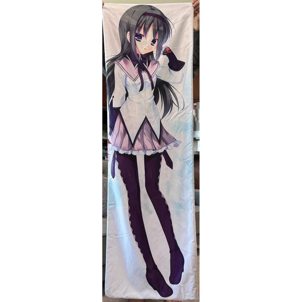 Madoka Magica Dakimakura‎ Body Pillowcase Madoka & Homura Double Sided 59x18.5